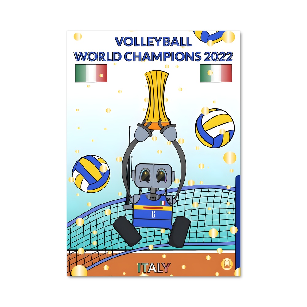 Poster Championnat de Volleyball